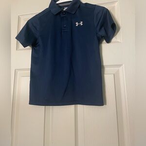 Under Armour Kids Navy Polo Shirt